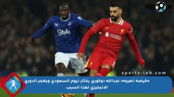 «فرصة ذهبية» عبدالله دوكوري يختار نيوم السعودي ويهجر الدوري الإنجليزي لهذا السبب